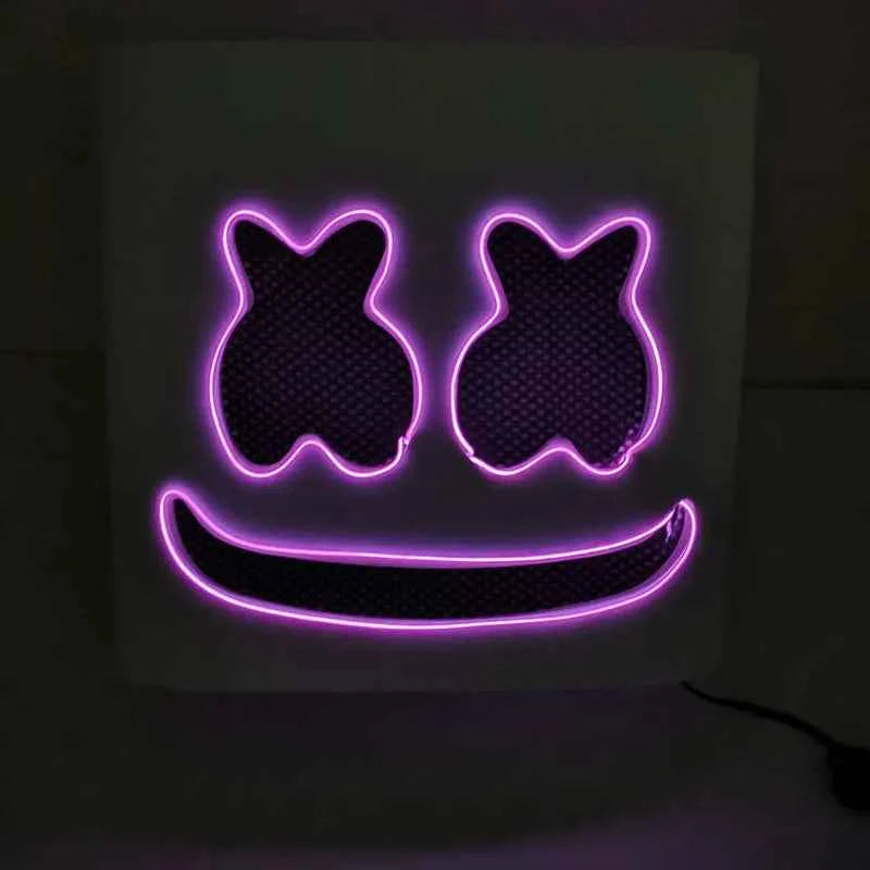 Masque LED Halloween Lumineux Unisexe