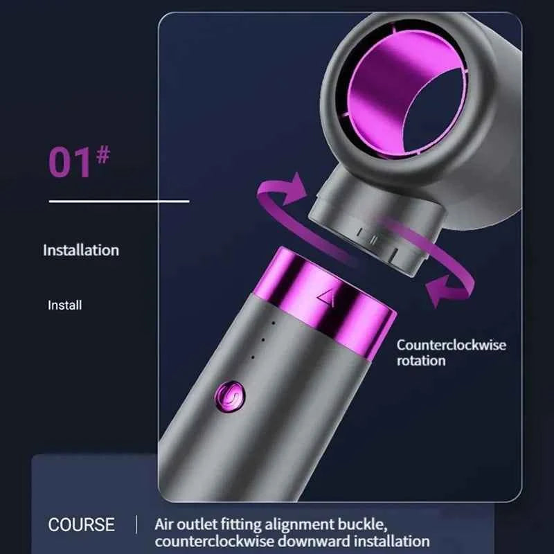 Multi functional hair dryer 5-in-1 hot air comb straight hair comb negative ion hair care curling iron hair dryer styling