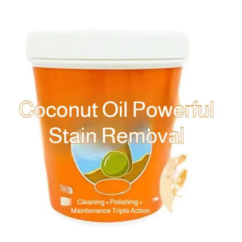 All Purpose Cleaner Paste Pot Bottom Cookware Cleaner Household Coconut Oil Cleaning Cream Remove Stain for Kitchen Bathroom