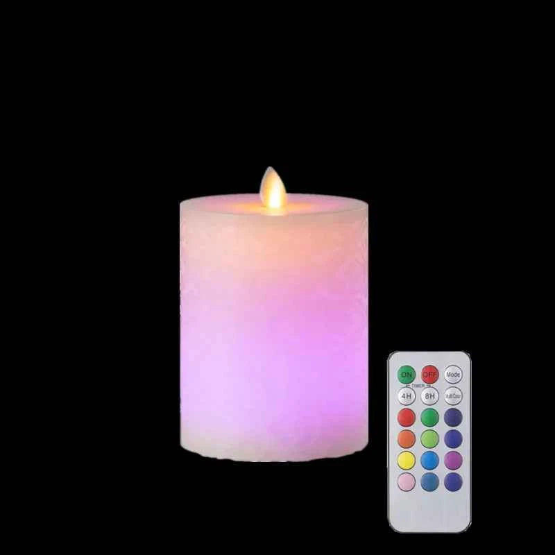 Bougies LED en cire avec télécommande