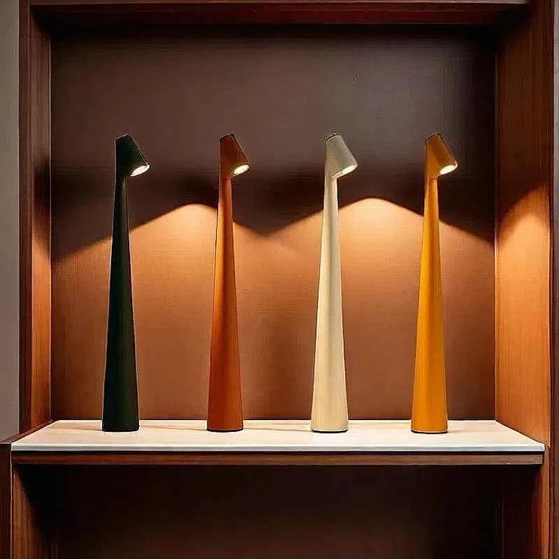 Dressing Lamp LED Desk Lamp USB Rechargeable Touch Switch Table Lamp Infinite Dimming Bedside Ambient Light Household Decoration