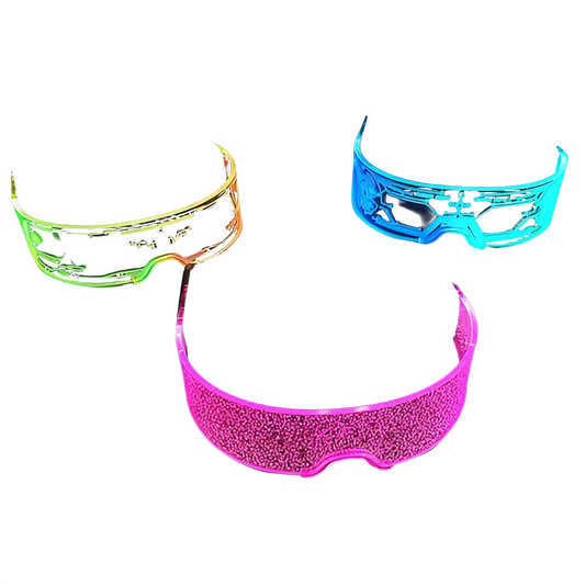 Lunettes LED Colorées Lumineuses pour Fête