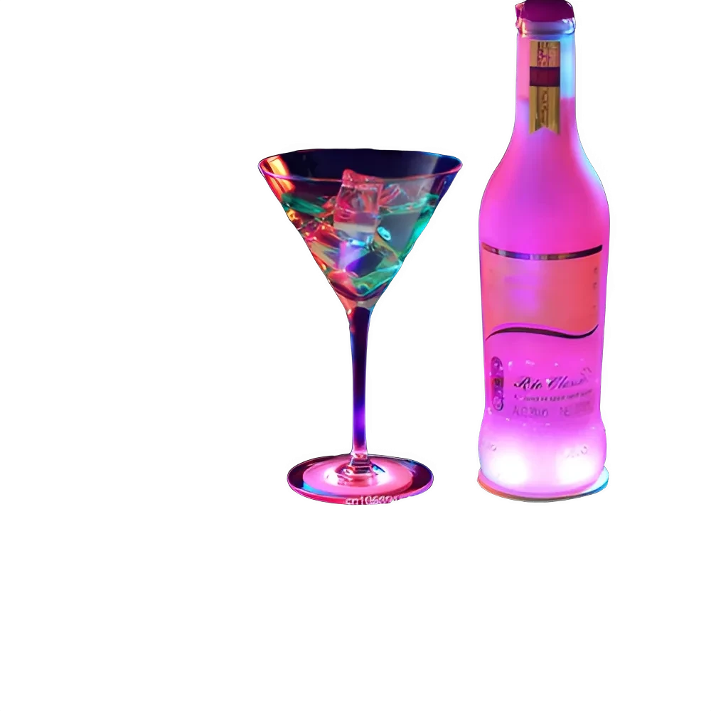 Stickers LED Colorés pour Tasses - 40 Pcs