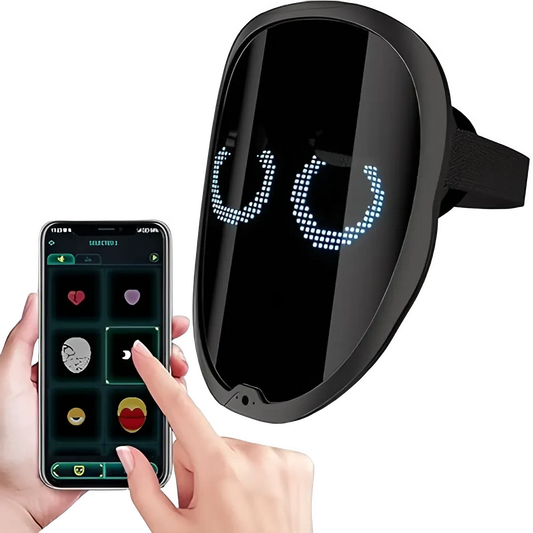 Masque LED Bluetooth Animé pour Fêtes